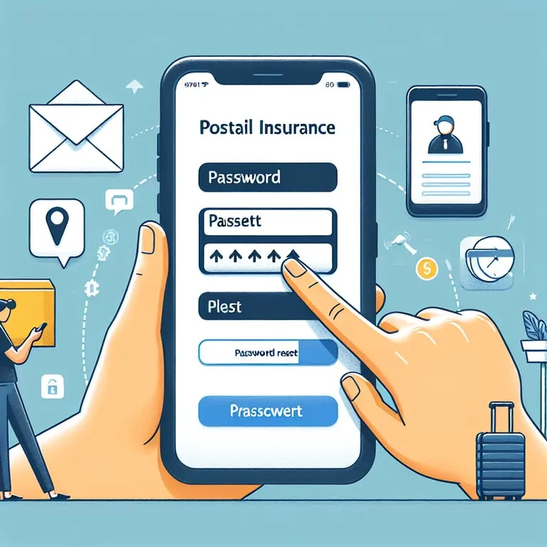 우체국보험 스마트 뱅킹 비밀번호 재설정