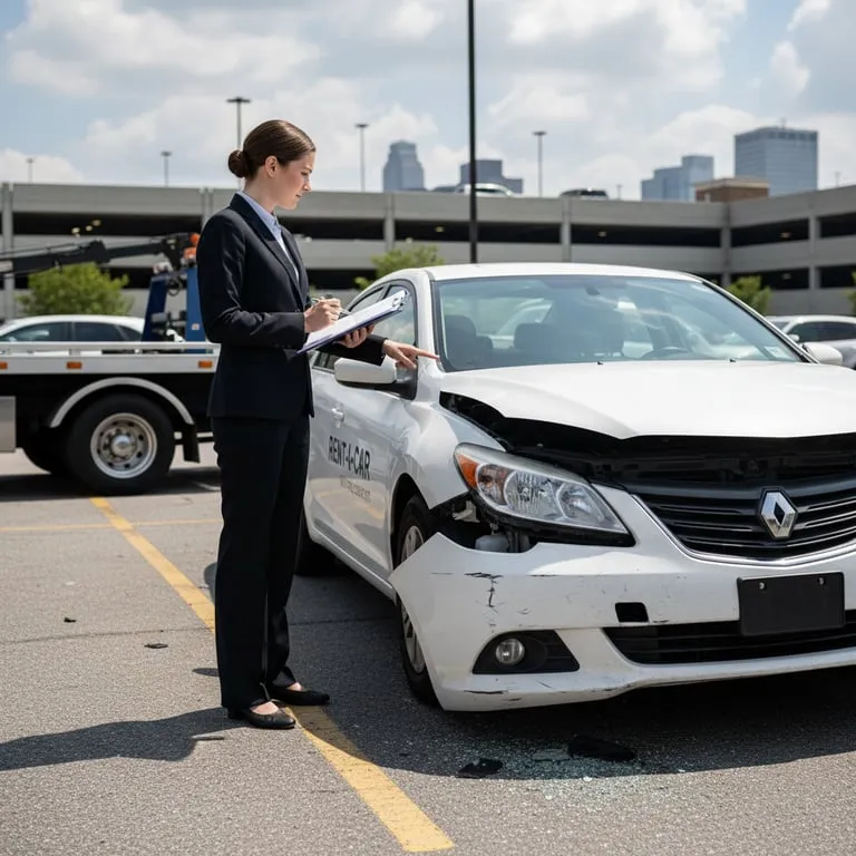 사고 난 렌터카 반납 시 감가상각 비용