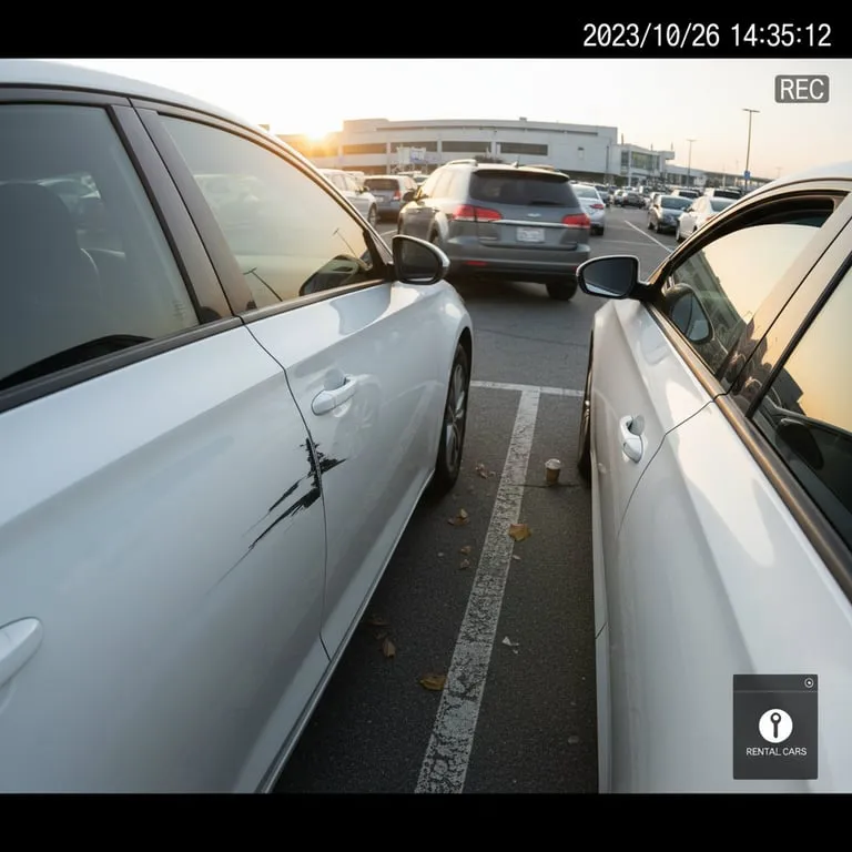 주차장 뺑소니 당한 렌터카 처리 방법