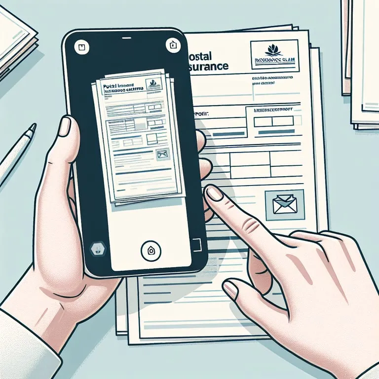 우체국보험금 청구 서류 사진 찍어 보내기